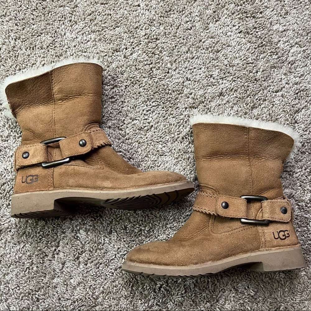 UGG Cedric Bootie Buckle Brown Women’s 5